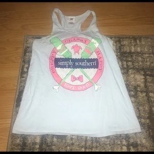 Simply southern tank top